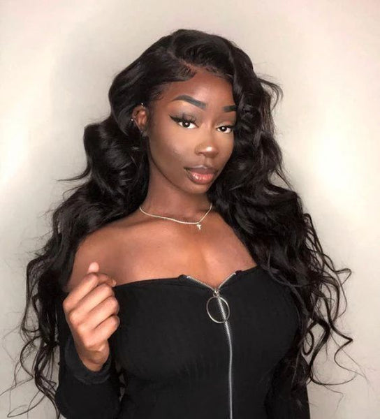 body wave hair lace front wig
