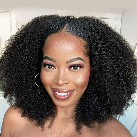 Afro Kinky Curly 13 By 4 Lace Front Wigs