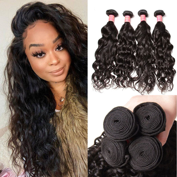 brazilian natural wave hair bundles