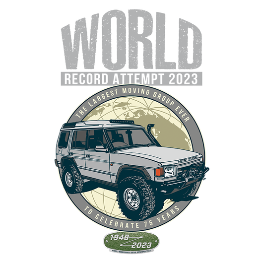 LAND ROVER WORLD RECORD ATTEMPT 2023 DISCOVERY T-SHIRTS
