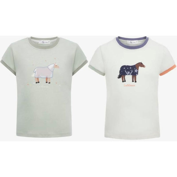 LeMieux Mini Alex T-Shirt Tee Soft Comfy Kids Pony Top Summer 2024 Age 3-10