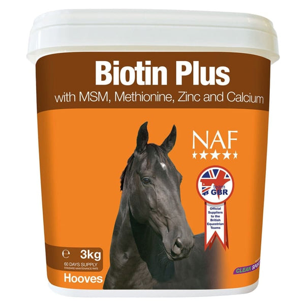 NAF Equine Supplements Biotin Plus Healthy Hoof Support Methionine MSM Calcium