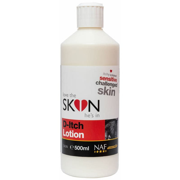 NAF Love The Skin He's In D-Itch Lotion Seasonal Irritations Damaged Skin 500ml