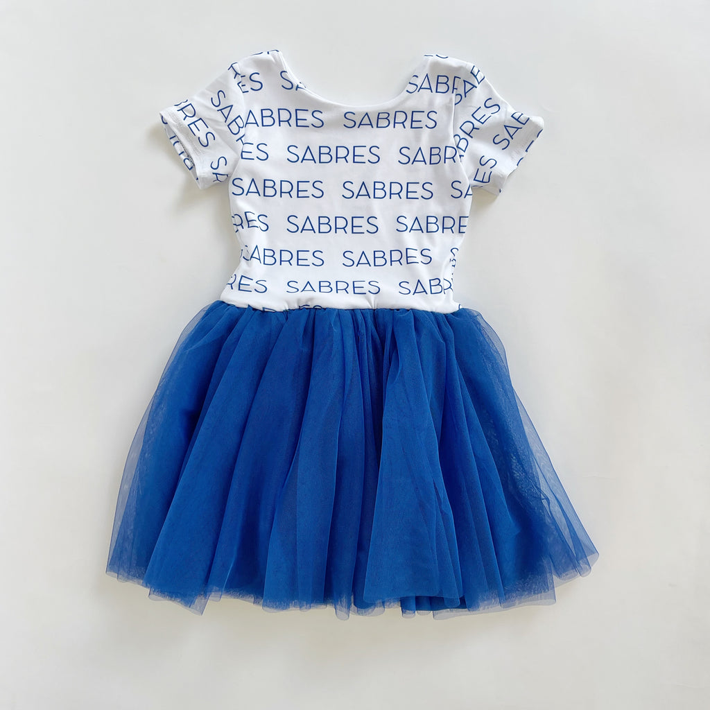 Personalized Tutu Dress - Color Text - One Color