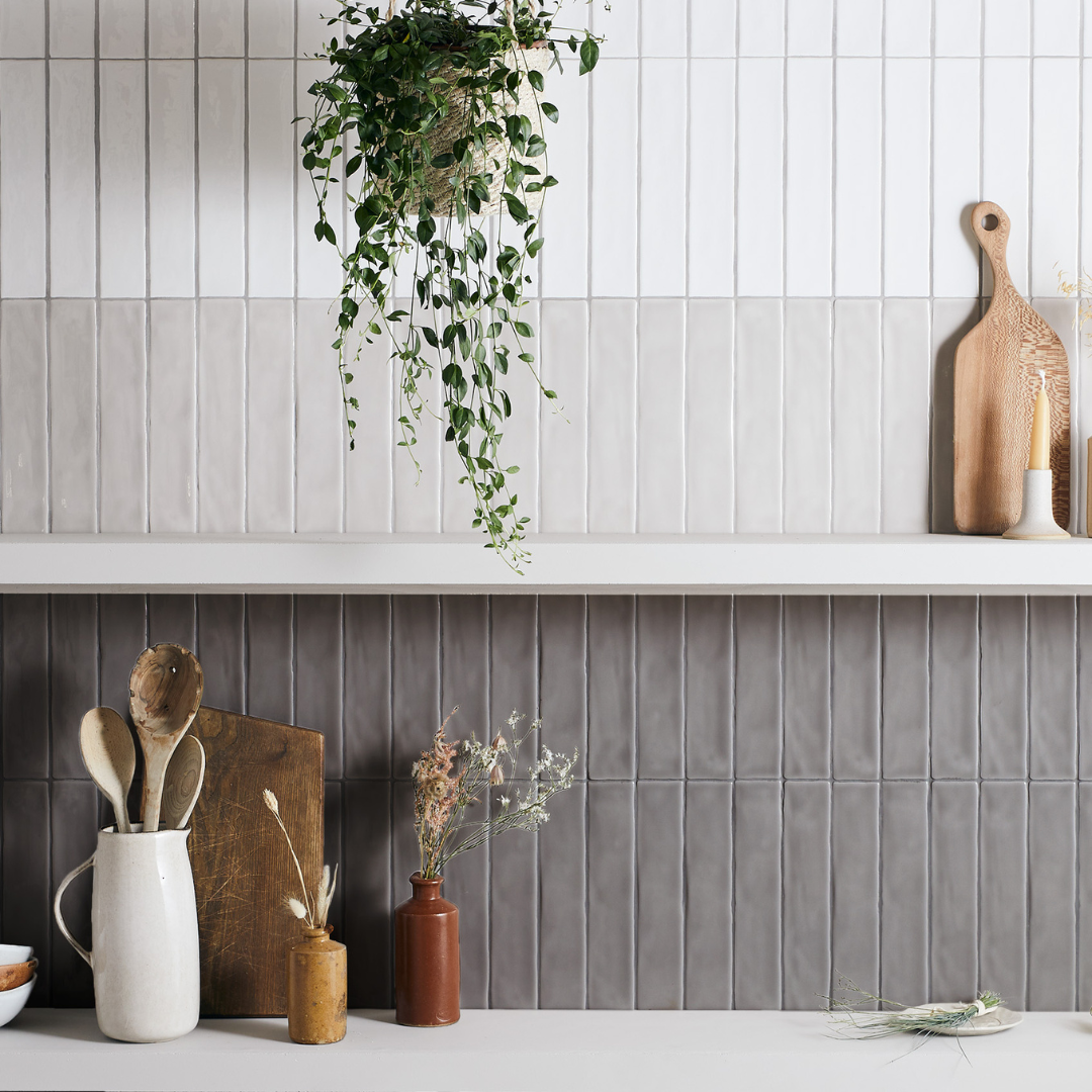 Little Greene Rolling Fog Glazed Metro | Tiles - Handmade | Bert & May