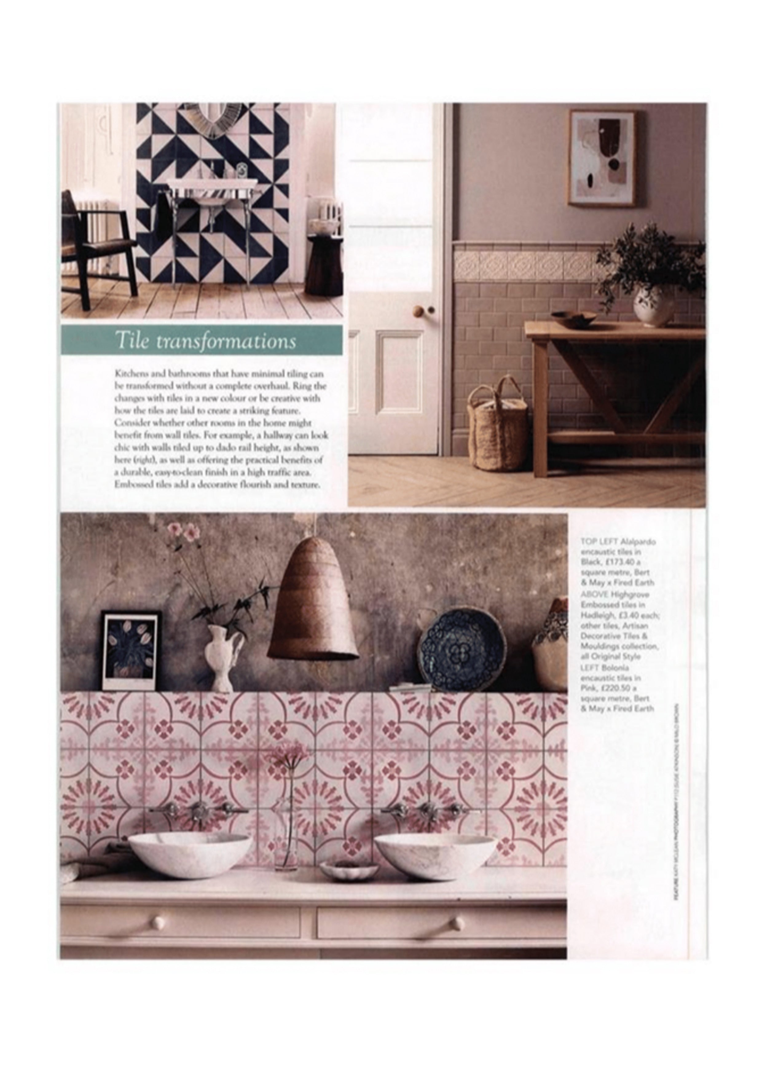 Elle Decoration - March 2020 - Otto Tiles & Design