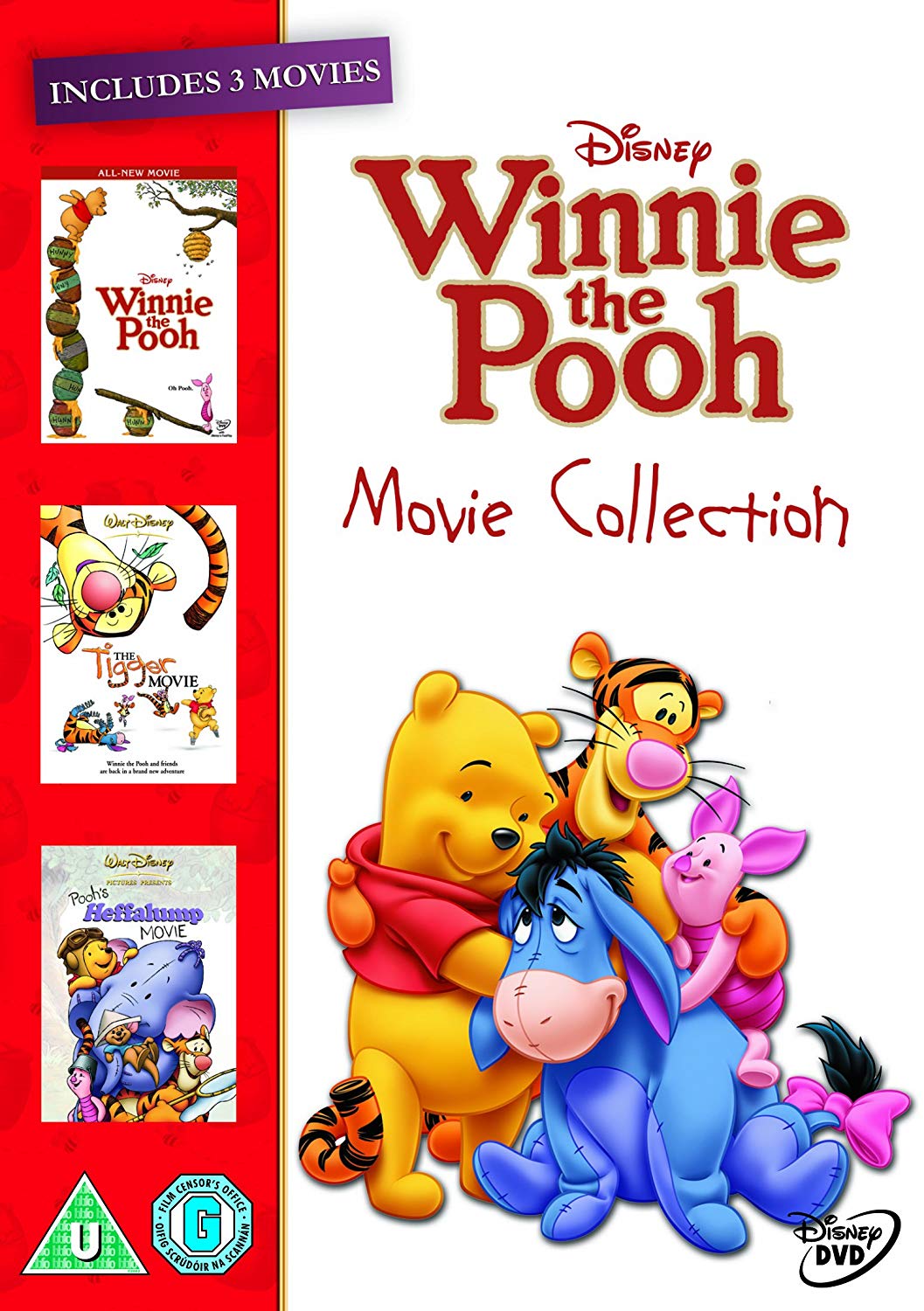 Winnie The Pooh Boxset Wtp Movie Tigger Movie Heffalump M Dvd