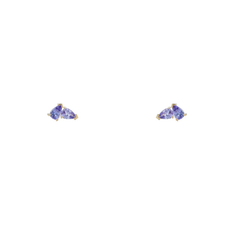 double pear iolite earrings phoenix roze