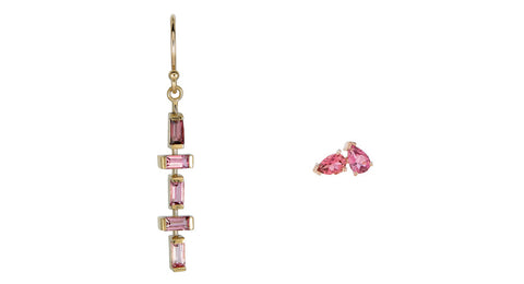 pretty pink earrings