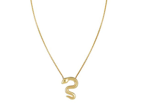 gold snake necklace