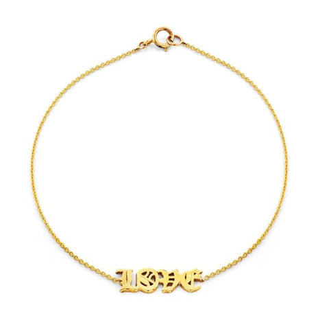 gold friendship bracelet 