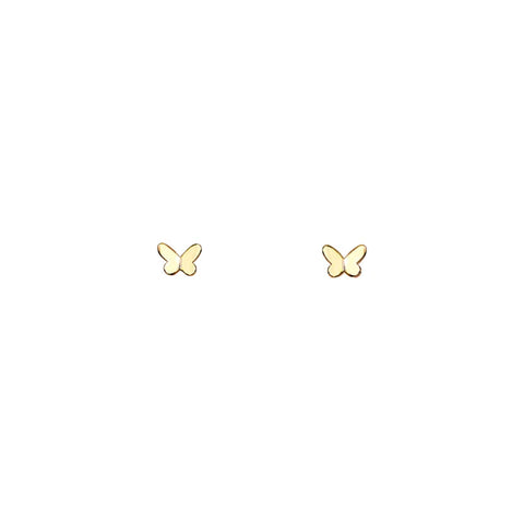 butterfly earrings gold