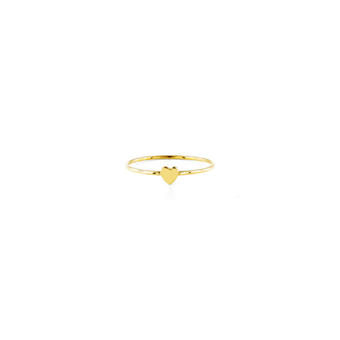 gold heart ring 