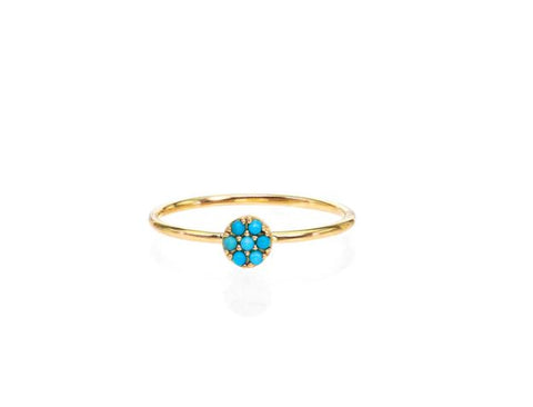 turquoise flower band