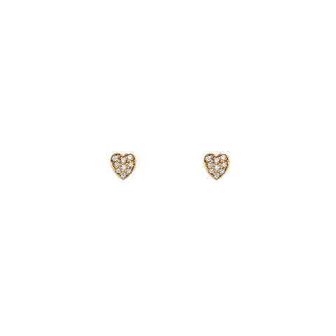 pave diamond heart earrings phoenix roze