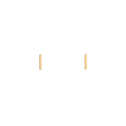 7mm Gold Staple Stud