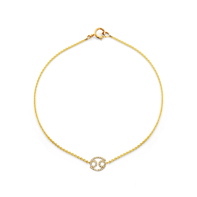 Cancer Diamond Zodiac Bracelet – Phoenix Roze