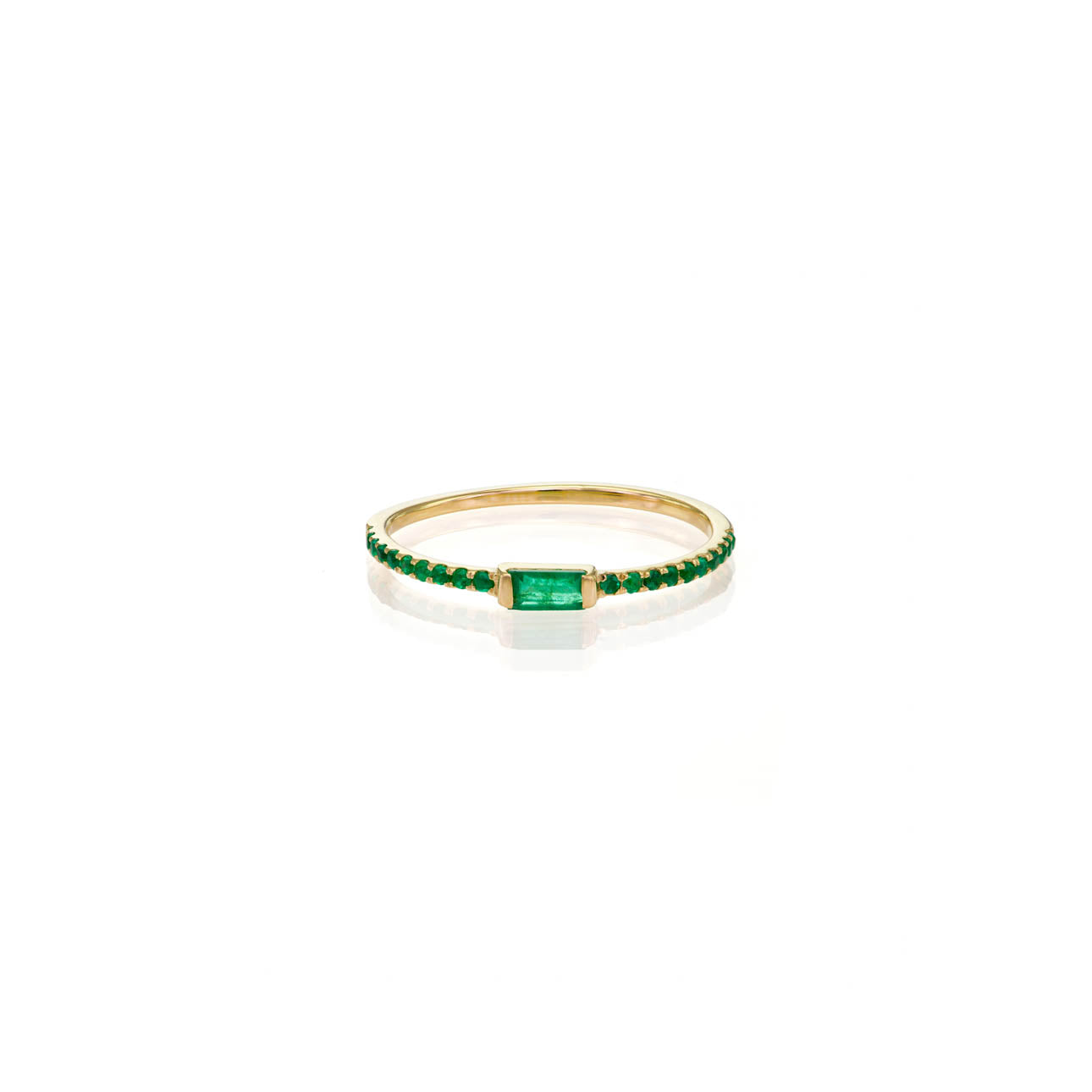 Image of Emerald Baguette Ring