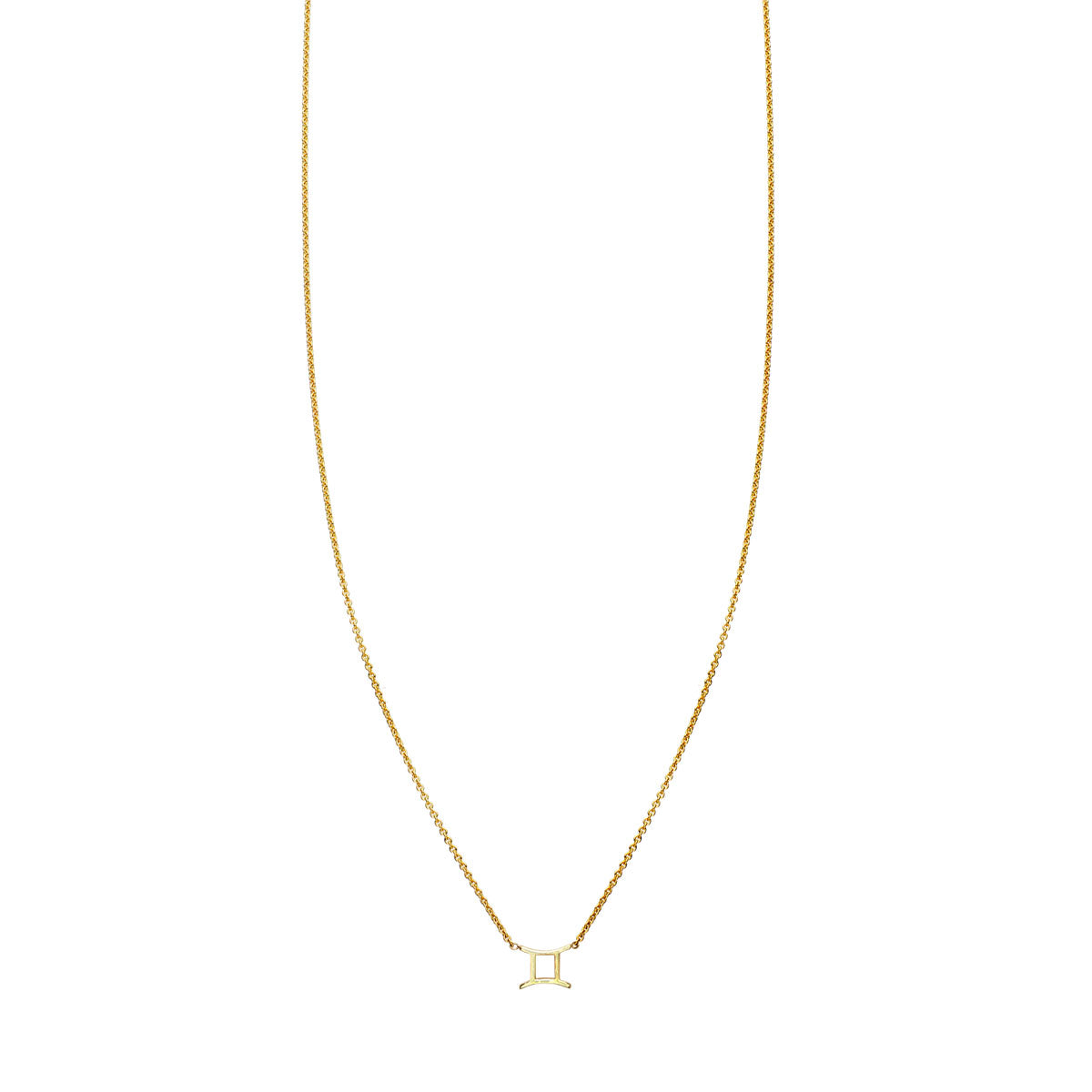 Gemini Gold Zodiac Necklace – Phoenix Roze