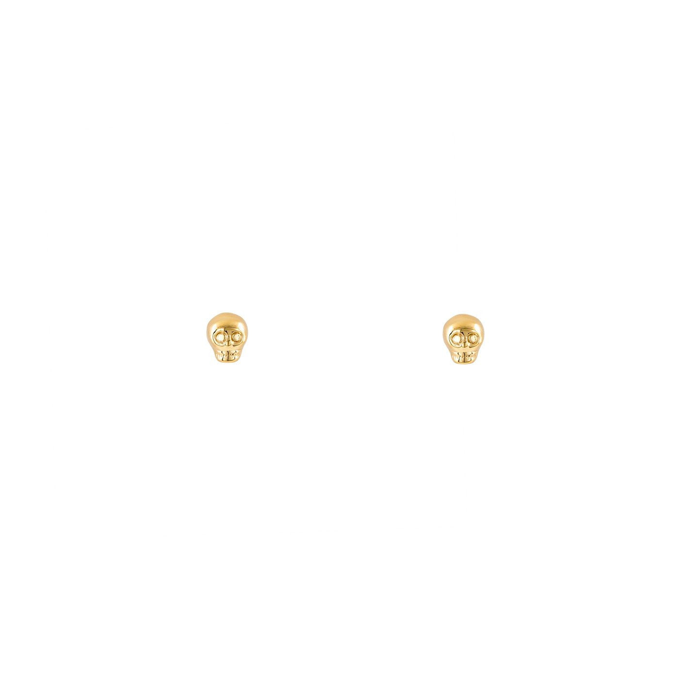 Gold Skull Stud Earrings – Phoenix Roze