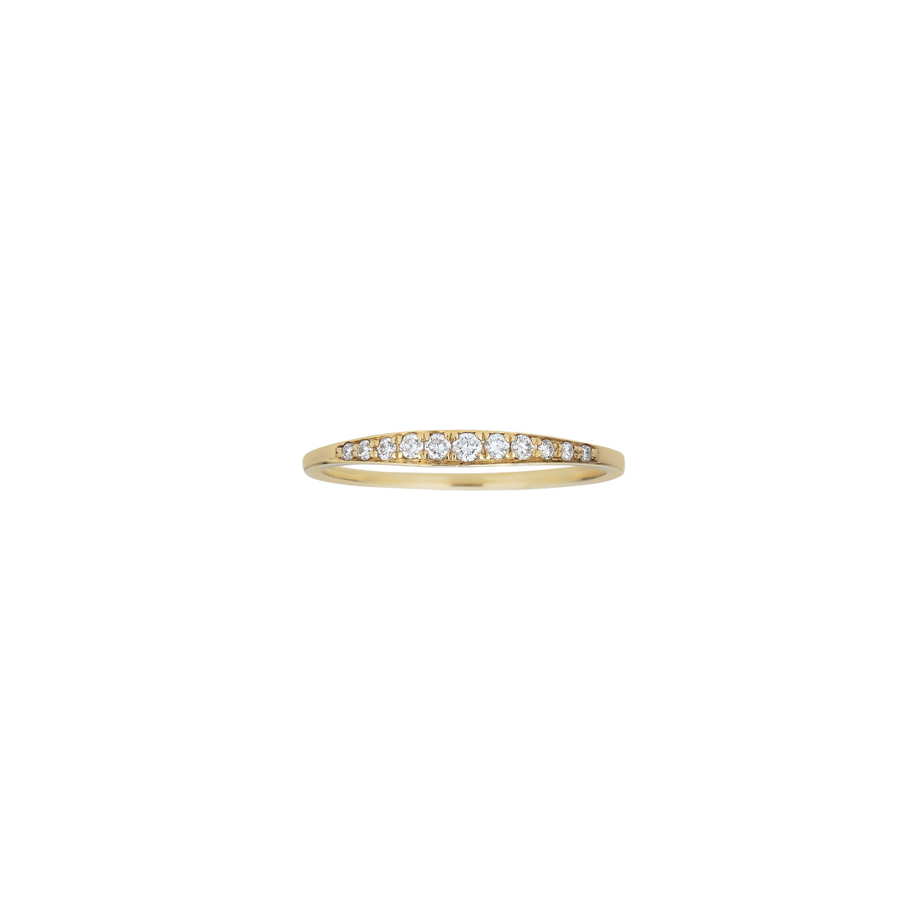 Image of Pave Diamond Tapered Band