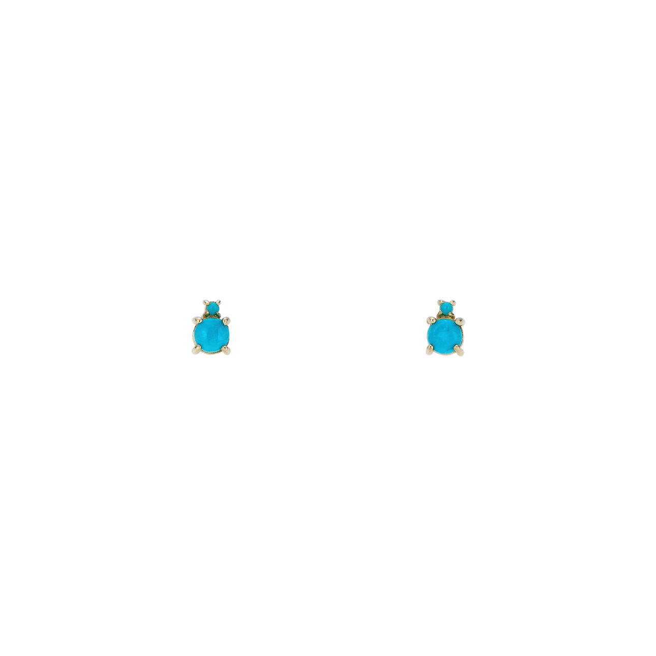 Image of Turquoise Bubble Stud Earrings