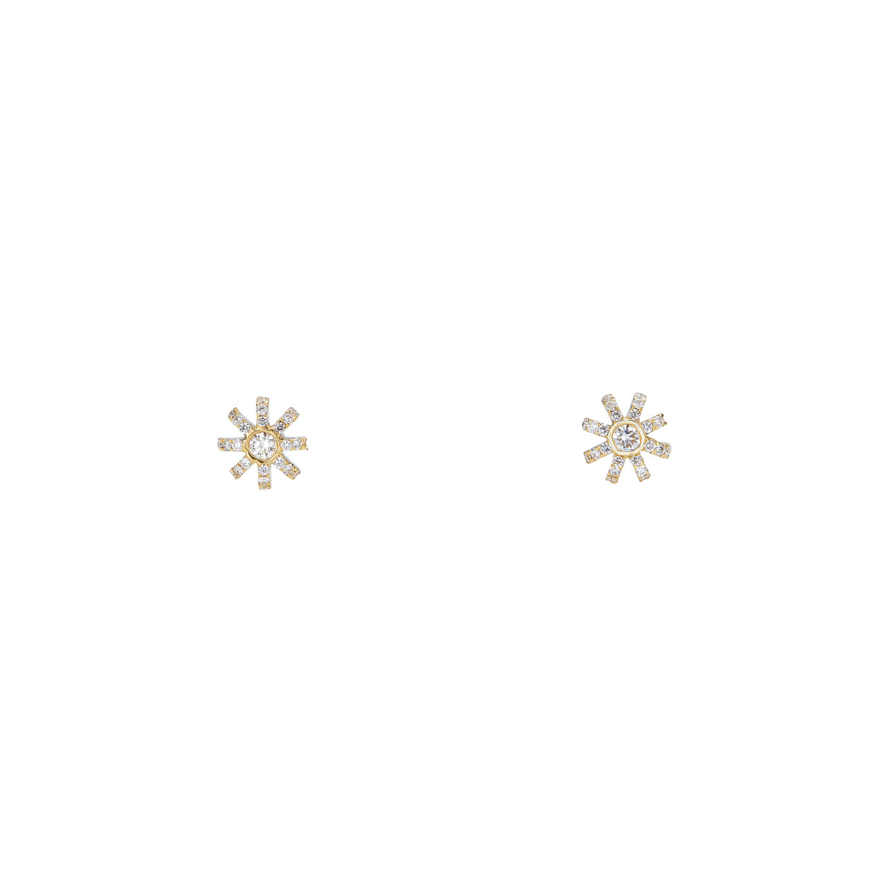 Image of Sunburst Stud Earrings