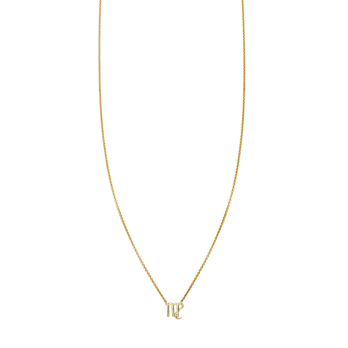 Virgo Gold Zodiac Necklace – Phoenix Roze