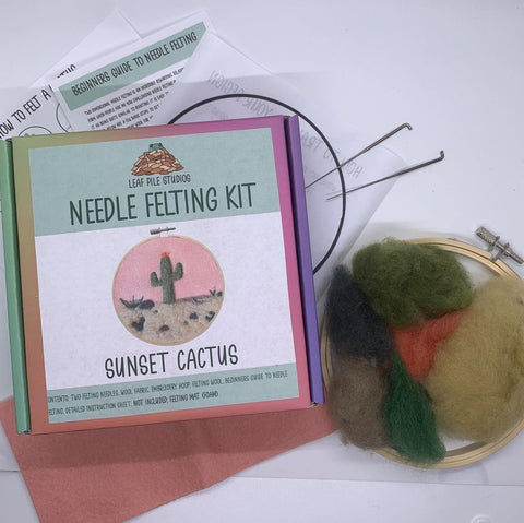 Toadstool Appliqué Hoop Craft Kit