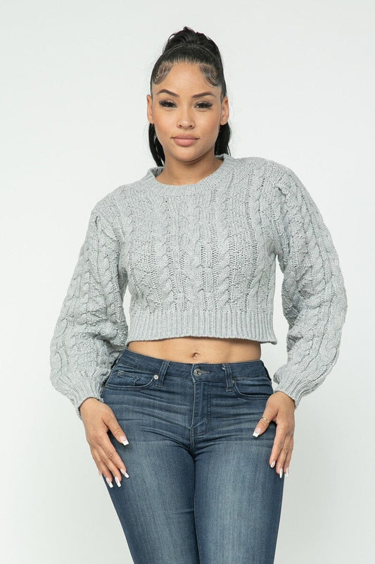 Heather Grey Ribbed Off Shoulder Spaghetti Strap Long Sleeve