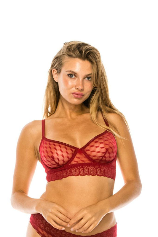 Barbados Cherry Red Light Pad Adjustable Non Removable Straps Bra_ –  JeHouze.US