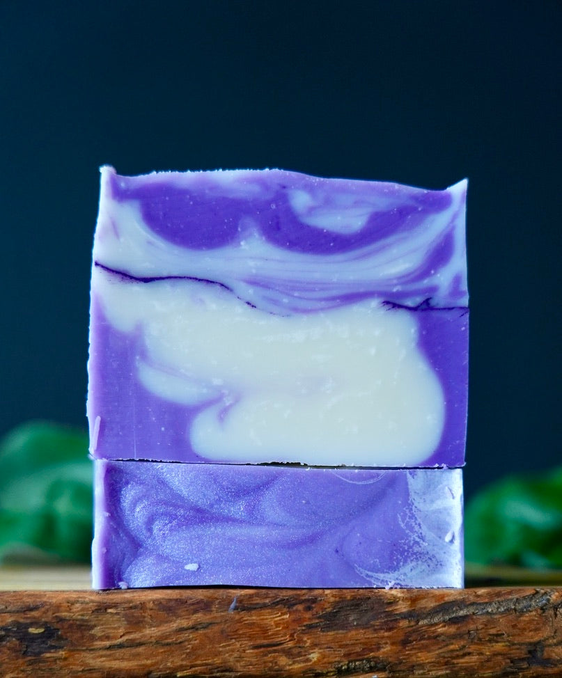 Lavender Swirl Handmade Soap