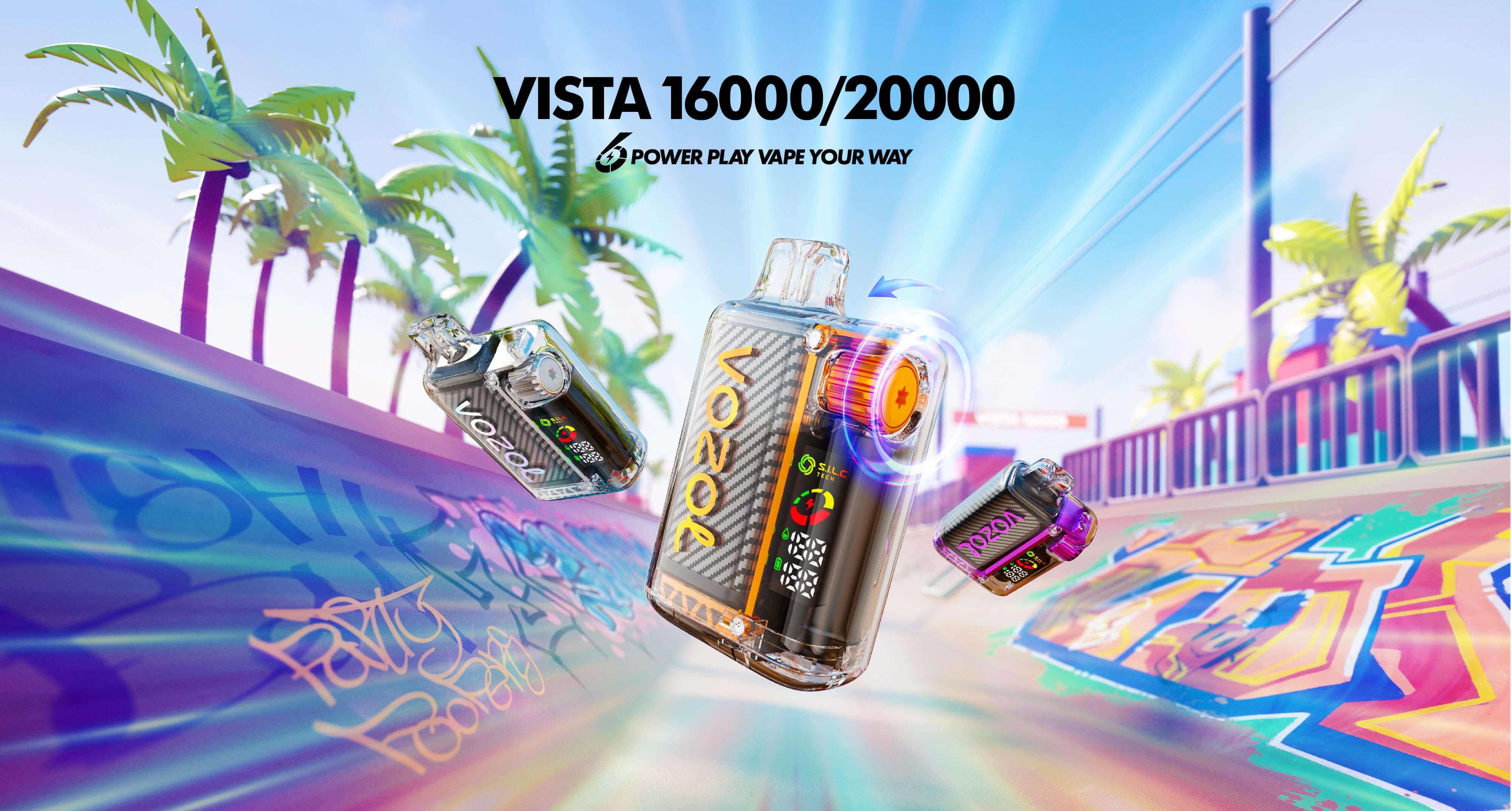 VOZOL Vista 16000 Puffs Rechargeable Disposable