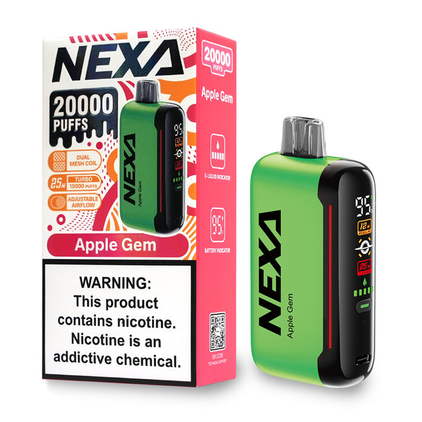 VapoRider NEXA N20000 Rechargeable Flavored Disposable Vape: Enjoy 20000 Puffs of Pure Vaping Bliss