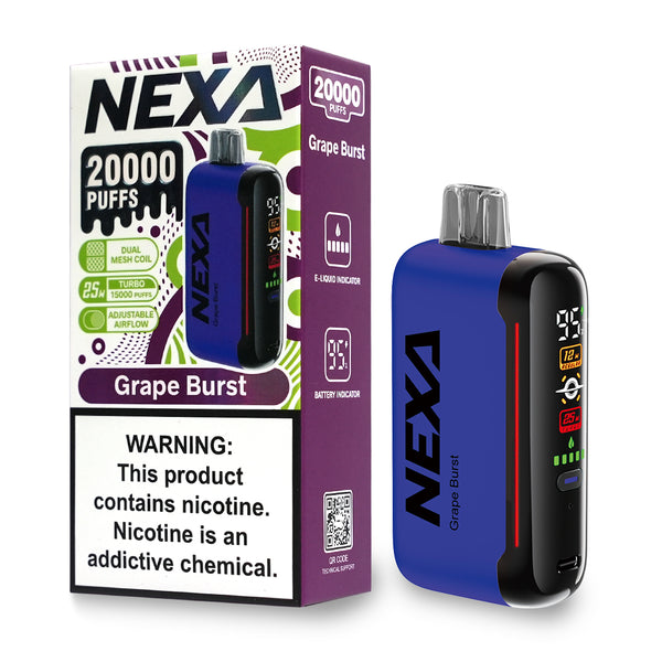 Exploring the Nexa N20000 Rechargeable Flavored Disposable Vape with 20000 Puffs