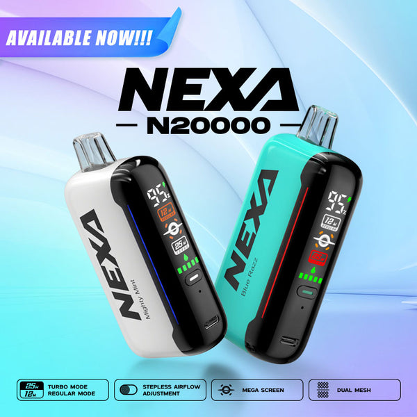 ImproveYour Vaping Experience with the VapoRider NEXA N20000 Rechargeable Flavored Disposable Vape