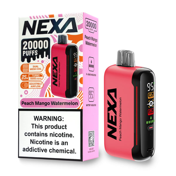Enjoy the Power of the VapoRider NEXA N20000 Rechargeable Flavored Disposable Vape: 20000 Puffs of Lasting Impressions