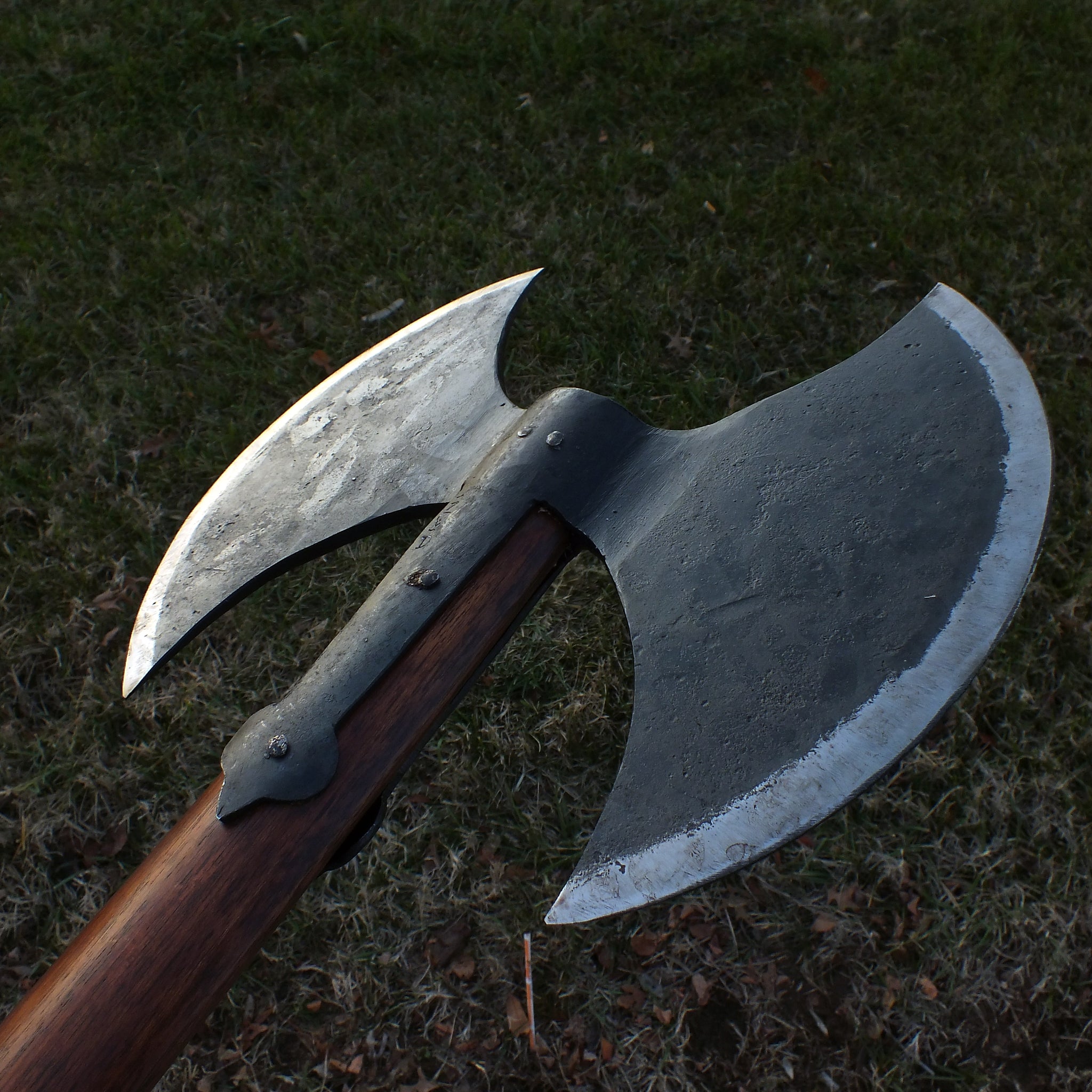 real double sided axe used