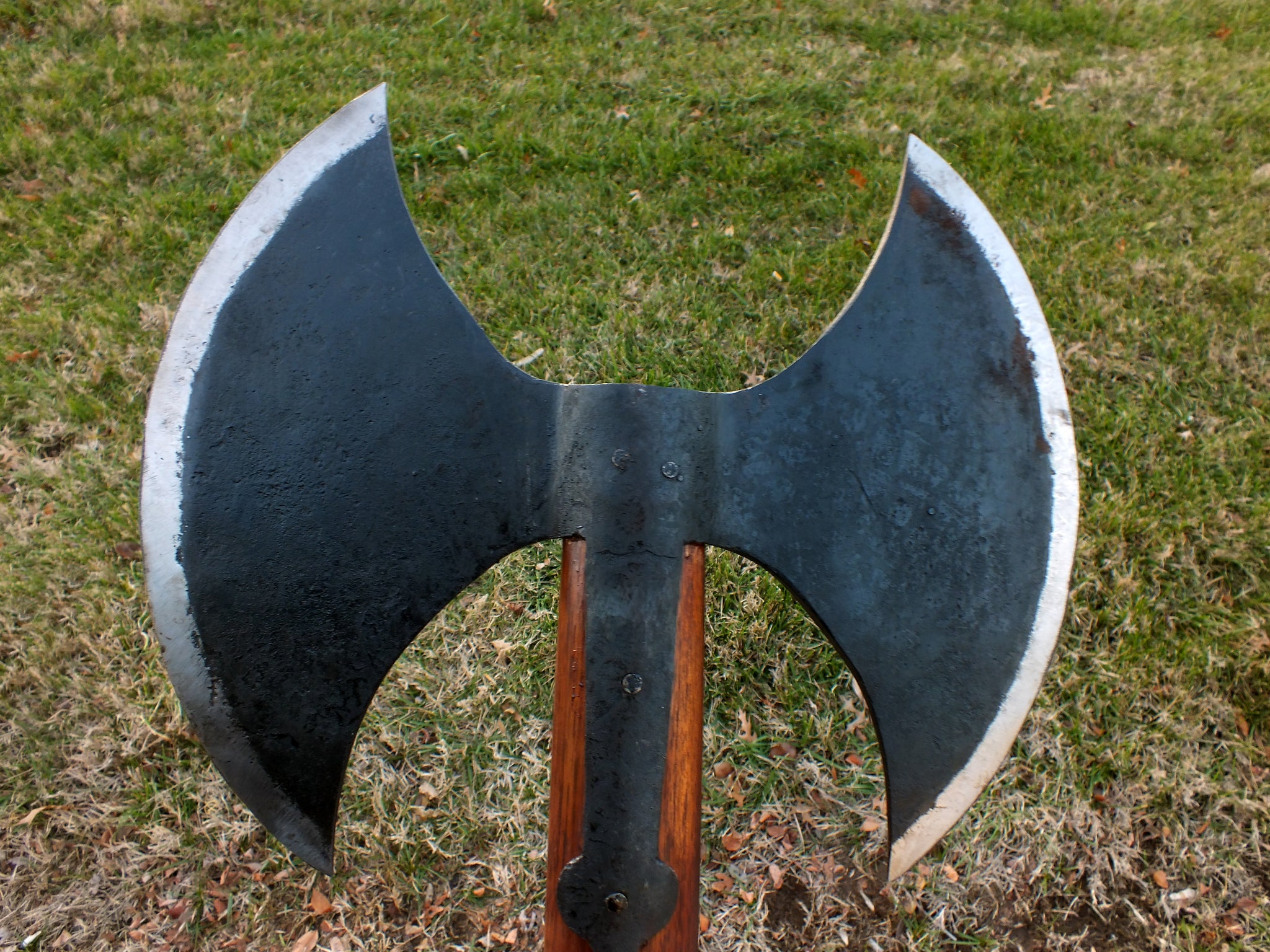 double sided axe