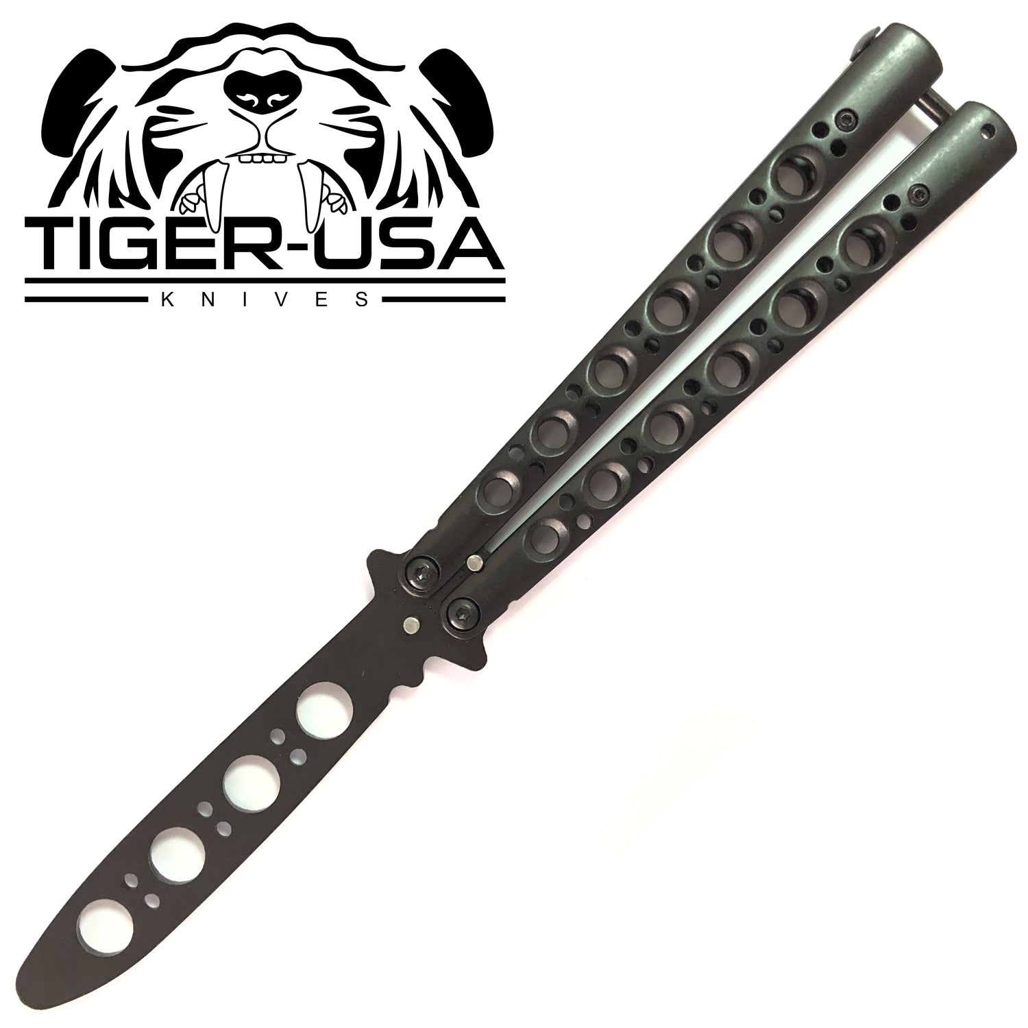 Kershaw Knives: Lucha Trainer - All Steel Butterfly Knife - 5150TR - All  Knives Ship Free