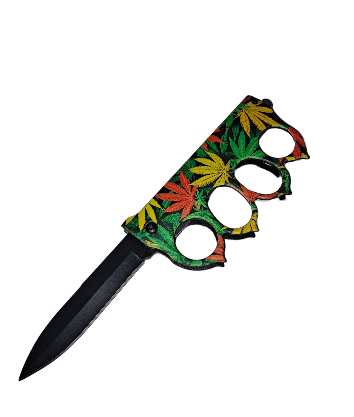 Ninja Throwing Knife Set of 3 Skulls Design Red Orange Green