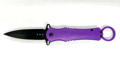 High Quality CNC Machined Butterfly Knife Purple Aircraft Aluminum Han –  Panther Wholesale