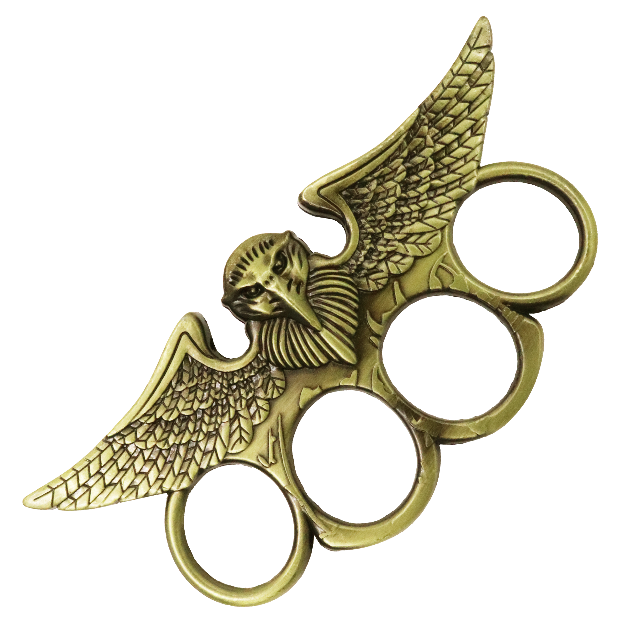 Belt Buckle with Antique Brass Finish – Eagle design