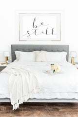 Made Bed with White Sheets | scooms