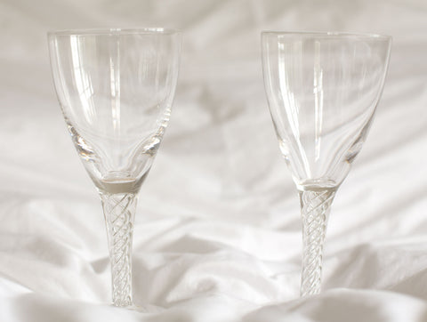 Wine Glasses on Duvet | scooms