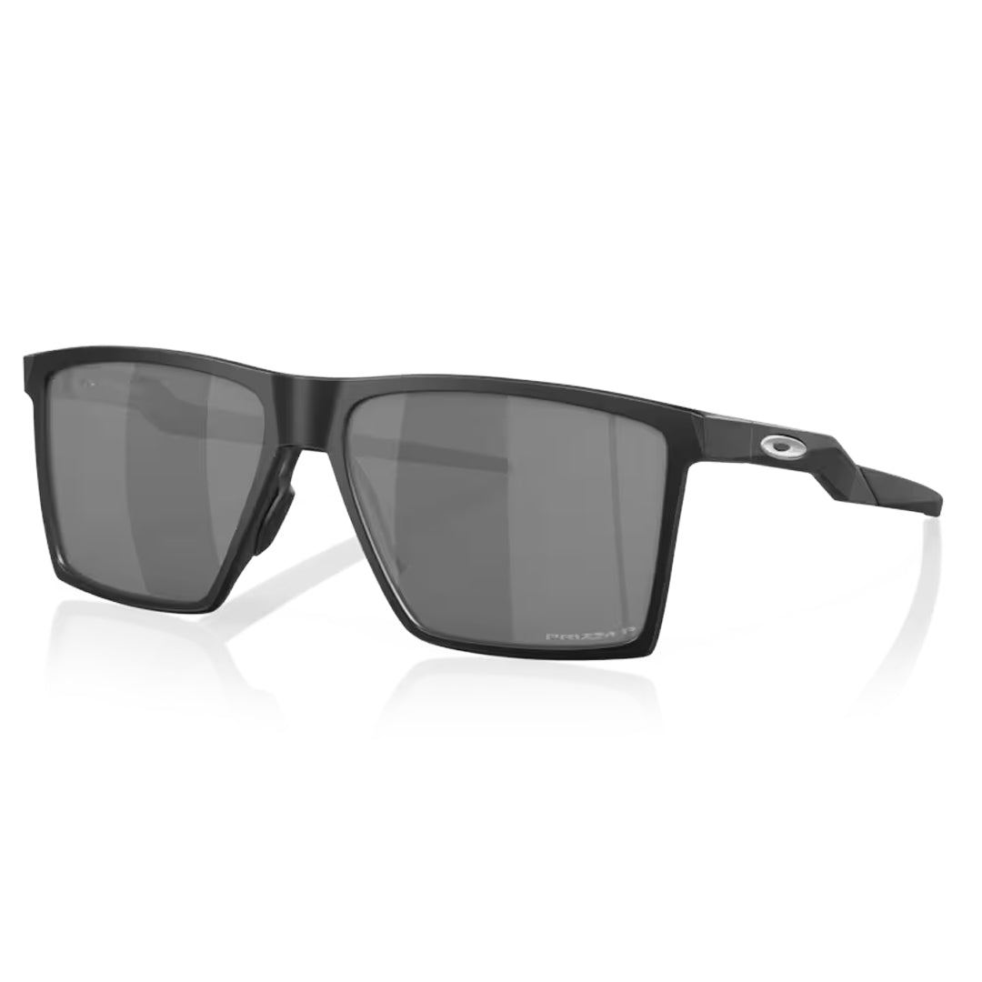 Image of Oakley Futurity Sun Sunglasses Satin Black with Prizm Black Polarized