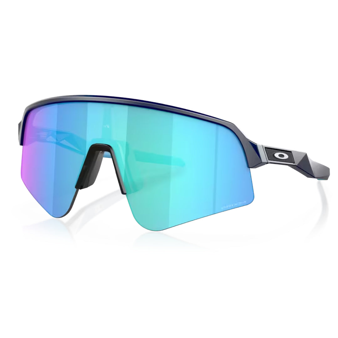 Image of Oakley Sutro Lite Sunglasses Sweep Matte Navy with Prizm Sapphire