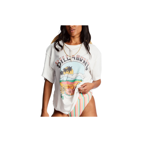 Billabong Peace and Love Oversized T-Shirt - Women's Salt Crystal L