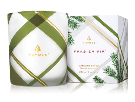 FRASIER FIR MEDIUM PLAID CANDLE