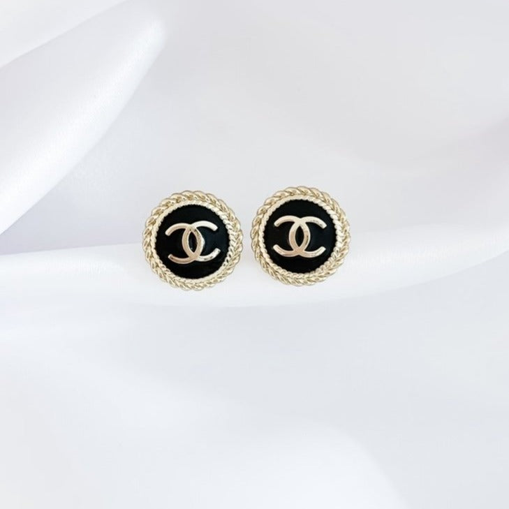 CC GOLD BRAID EARRING